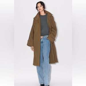 Zara water repellent trench coat